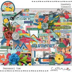 Homebody {Collection Bundle} by Mixed Media by Erin Kit Elements