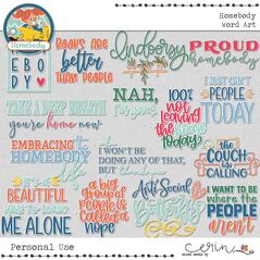 Homebody {Collection Bundle} by Mixed Media by Erin Stickers
