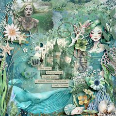 Seafoam {Collection Bundle} by Mixed Media by Erin example art by  Cindy