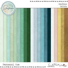 Seafoam {Collection Bundle} by Mixed Media by Erin Free With Purchase Solids