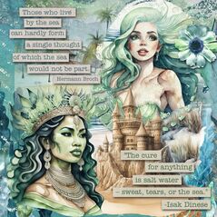 Seafoam {Collection Bundle} by Mixed Media by Erin example art by  Cherylndesigns