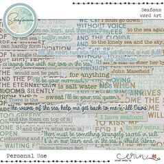 Seafoam {Collection Bundle} by Mixed Media by Erin Word Art