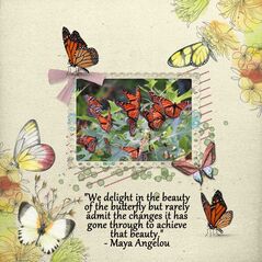 Uplifted {FlutterBees} by Mixed Media by Erin example art by  Zanthia