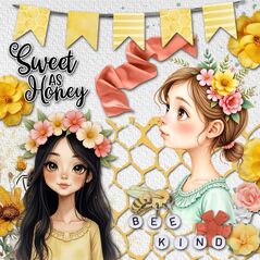 Bee Kind {Collection Bundle} by Mixed Media by Erin example art by  Cherylndesigns