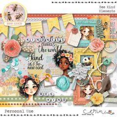 Bee Kind {Collection Bundle} by Mixed Media by Erin Elements