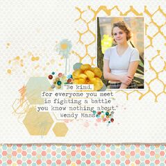 Bee Kind {Collection Bundle} by Mixed Media by Erin example art by  LauraD