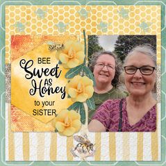 Bee Kind {Patterns} by Mixed Media by Erin example art by  VickyDay