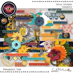 Solar Eclipse: {Collection Bundle} by Mixed Media by Erin Elements
