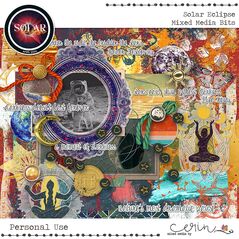 Solar Eclipse: {Collection Bundle} by Mixed Media by Erin Mixed Media Bits