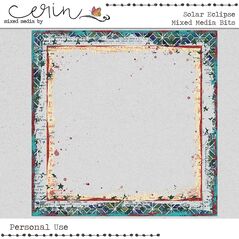 Solar Eclipse: {Mixed Media Bits} by Mixed Media by Erin edges