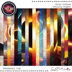 Solar Eclipse: {Collection Bundle} by Mixed Media by Erin Totality Papers