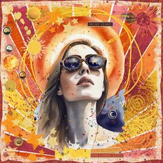 Solar Eclipse: {Collection Bundle} by Mixed Media by Erin example art by Josie