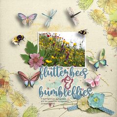 Uplifted {FlutterBees} by Mixed Media by Erin example art by Cindy