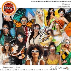 Change {Collection Bundle} by Mixed Media by Erin Characters