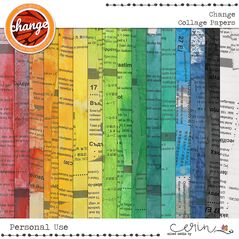Change {Collection Bundle} by Mixed Media by Erin Collage Papers