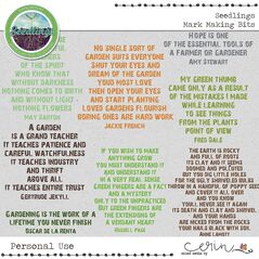 Seedlings {Mark Making Bits} by Mixed Media by Erin quotes