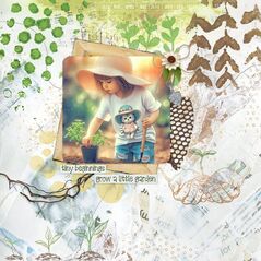 Seedlings {Page Kit}  by Mixed Media by Erin example art by Elly