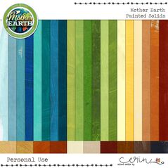 Mother Earth {Painted Solids} by Mixed Media by Erin