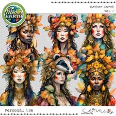 Mother Earth Vol 2  by Mixed Media by Erin