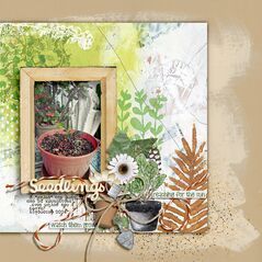 Seedlings {Page Kit}  by Mixed Media by Erin example art by Cindy