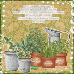 Seedlings {Page Kit}  by Mixed Media by Erin example art by NonniF