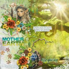 Mother Earth {Collection Bundle} by Mixed Media by Erin example art by Elly