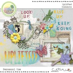 Uplifted {Page Kit} by Mixed Media by Erin Elements