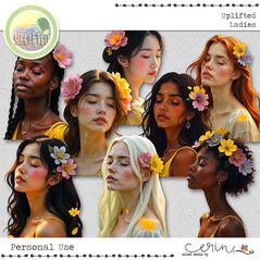 Uplifted {Ladies} by Mixed Media by Erin
