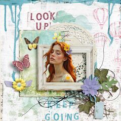 Uplifted {Page Kit} by Mixed Media by Erin example art by Cindy