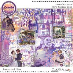 Lavender Haze {Collection Bundle} by Mixed Media by Erin Mark Making Bits