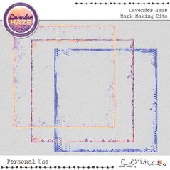 Lavender Haze {Mark Making Bits} by Mixed Media by Erin edges