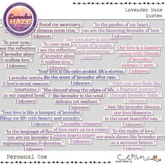 Lavender Haze {Quotes} by Mixed Media by Erin