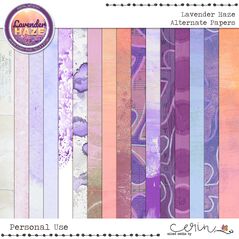 Lavender Haze {Alternate Papers} by Mixed Media by Erin