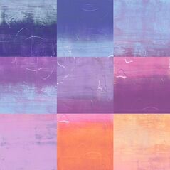Lavender Haze {Painted Gradients} by Mixed Media by Erin contents
