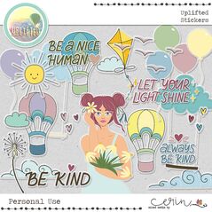 Uplifted {Collection Bundle} by Mixed Media by Erin Stickers