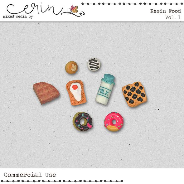 Resin Food Vol. 1 (CU) By Mixed Media by Erin