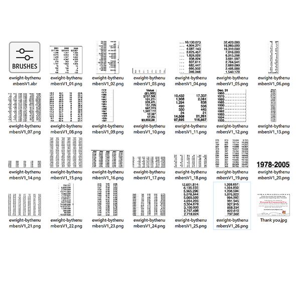 By the Numbers Vol. 1 (CU) by Mixed Media by Erin contents