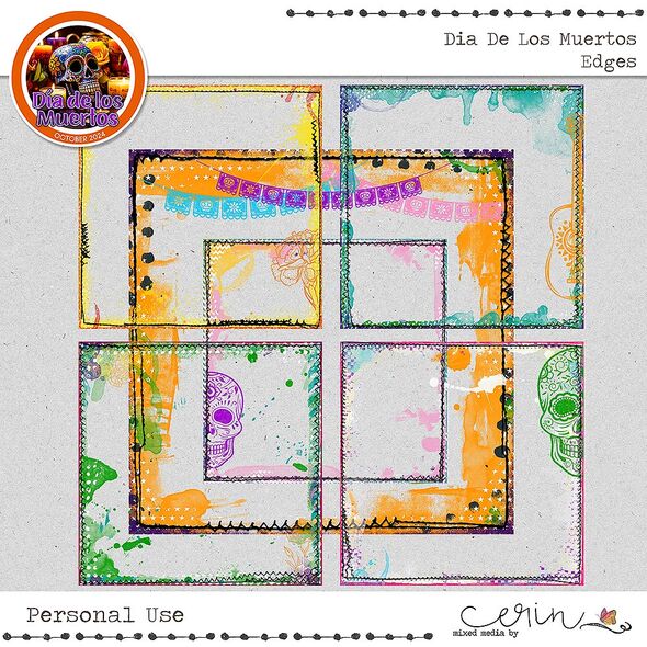 Día de los Muertos {Collection Bundle} by Mixed Media by Erin Edges