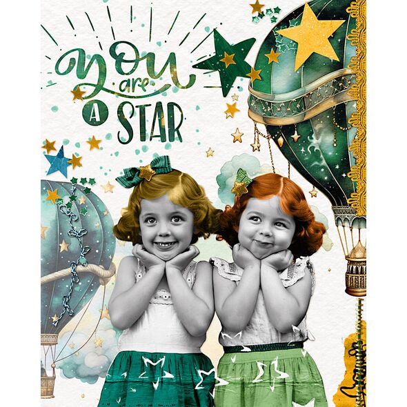 A Tribute to Dreams {Mini Kit} by Mixed Media by Erin example art by Madi