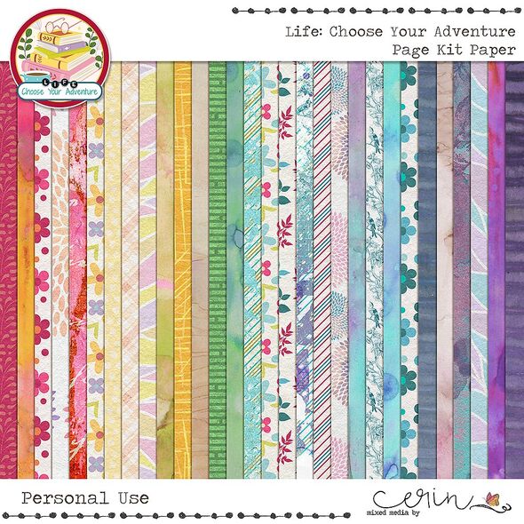 Life: Choose Your Adventure {Main Bundle} by Mixed Media by Erin Kit Paper