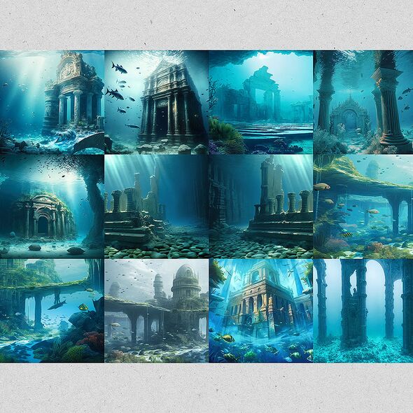 Atmospheres Vol. 1 {Sunken Cities} by Mixed Media by Erin Contents