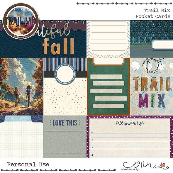 Trail Mix {Cards} by Mixed Media by Erin