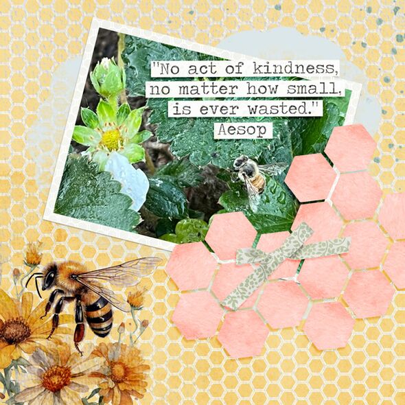 Bee Kind {Collection Bundle} by Mixed Media by Erin example art by  LauraD