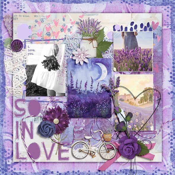 Lavender Haze {Pocket Cards} by Mixed Media by Erin example art by Cindy