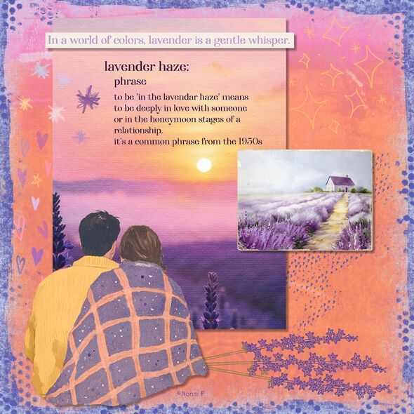 Lavender Haze {Collection Bundle} by Mixed Media by Erin example art by nonniF